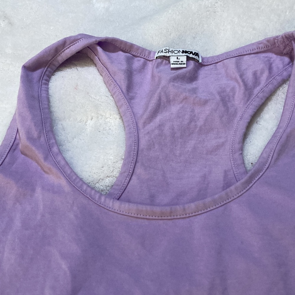 Fashion Nova tank crop💜 - Picture 4 of 5
